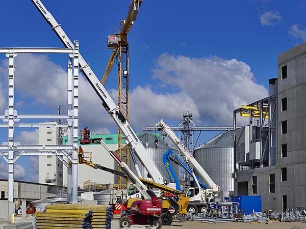 construction of egyptian factory buildings